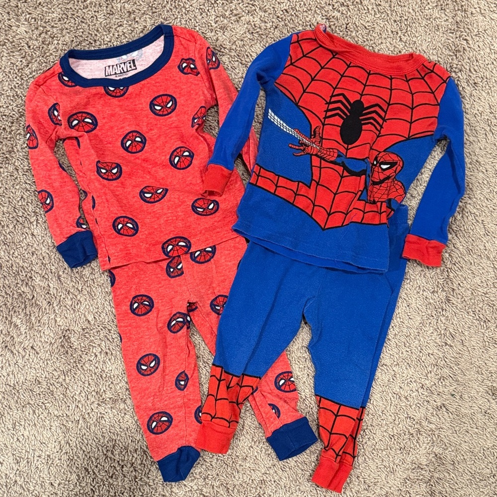 Marvel Spider-Man Red and Blue Pajama Set!